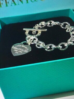 Tiffany & Co. Silver Heart Tag Bracelet